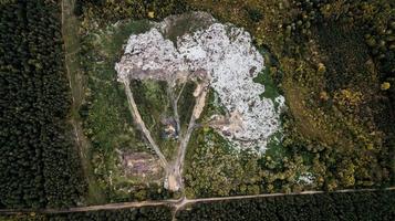 vue de la terre depuis le quadricoptère photo