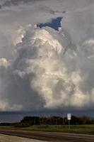 nuages d'orage des prairies photo