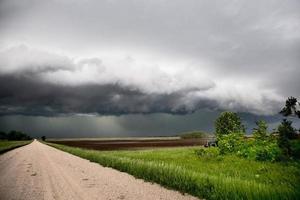 nuages de tempête des prairies canada photo