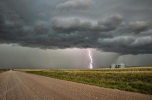 nuages d'orage des prairies photo