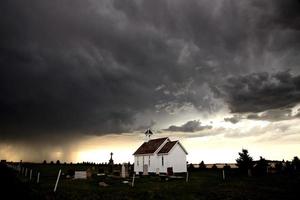 nuages de tempête des prairies canada photo