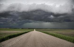 nuages de tempête des prairies canada photo