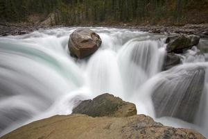 cascade sunwapta alberta canada photo