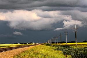 nuages d'orage des prairies photo