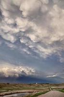 nuages de tempête des prairies canada photo