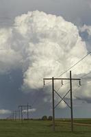 nuages d'orage des prairies photo