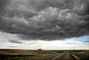 nuages de tempête des prairies canada photo