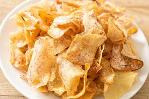 chips de taro croustillantes - collation photo