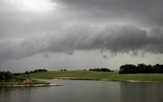 nuages de tempête des prairies canada photo