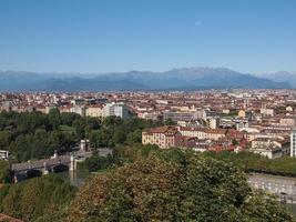 vue aérienne de turin photo