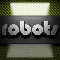 robots mot de fer sur carbone photo