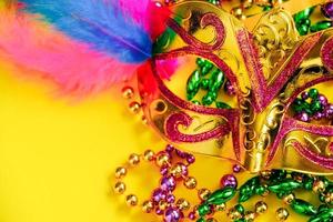 notion de mardi gras. symbole du mardi gras. photo