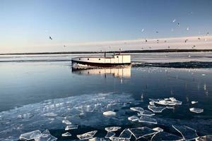 lac supérieur en hiver photo