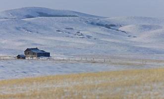 vieille ferme hiver photo