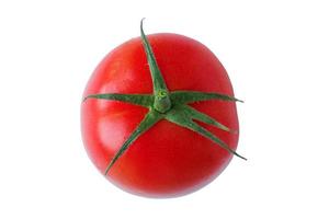 tomate rouge sur fond blanc, isoler photo