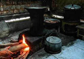 ustensiles de cuisine traditionnels d'asie du sud-est. photo