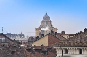 vue sur la ville de turin photo