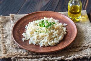 portion de risotto photo