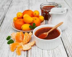 délicieuse confiture de mandarine photo