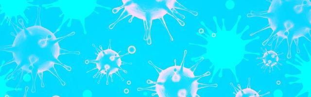arrière-plan du virus corona, concept de risque pandémique. illustration 3d photo