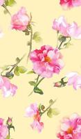 conception de motifs de fleurs floral sans couture bacakground botanique tropical sans soudure photo