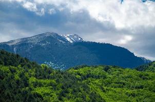 vue sur les montagnes olympe, pieria, macédoine, grèce photo