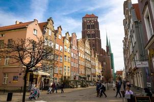 vieux centre historique de la ville de gdansk en pologne photo