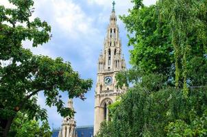 hôtel de ville de vienne rathaus, autriche photo