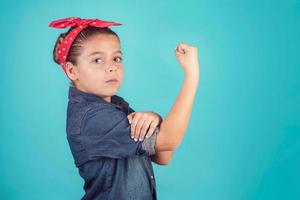 concept de féminisme fille photo