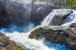 rjukandefossen à hemsedal viken norvège la plus belle cascade d'europe.