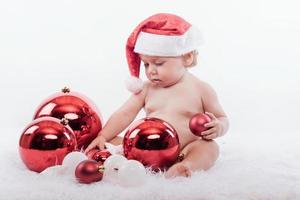 petite fille à noël photo