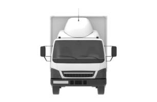 camion fourgon isolé modèle rendu 3d illustration photo