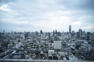 vue de dessus de la ville de bangkok photo