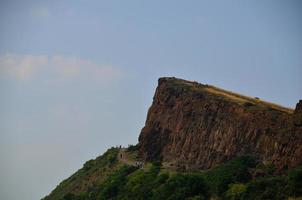 Arthur seat en détail en Ecosse photo