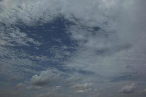 ciel bleu avec fond naturel de nuages photo