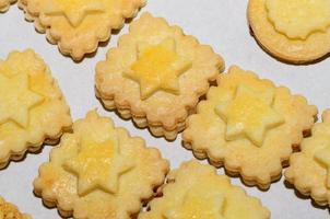 biscuits de noël avec étoile photo