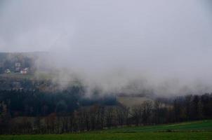 automne et brouillard photo