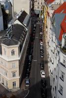 vienne maisons strasse et voitures photo