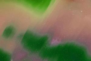 abstrait vert foncé aquarelle polaire flou futuriste stardust star pattern sur dark. photo