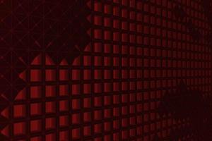 géométrie rouge foncé abstraite motif de rayures de forme simple minimaliste avec texture polygonale de tissu réaliste sur rouge noir foncé.