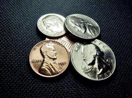collection de pièces de monnaie américaine photo