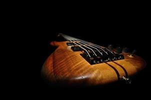 guitare basse fermer noir photo