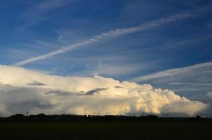 tempête de mur de nuages photo