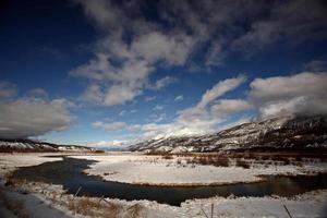 eau libre en hiver photo