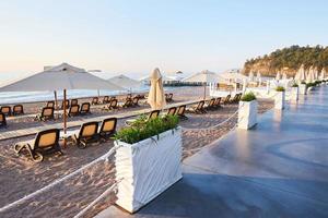 beau remblai pour la marche et le sport dans l'hôtel de luxe amara dolce vita. alanya turquie. photo