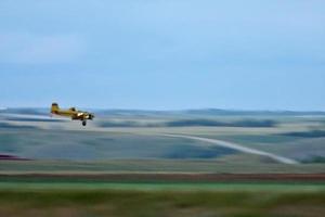 avion de pulvérisation des cultures en saskatchewan photo