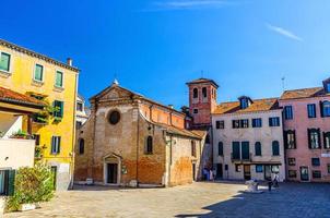 Venise, Italie, 13 septembre 2019 chiesa san zan degola ou san giovanni decollato église orthodoxe russe photo