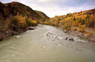 rivière tahltan dans le nord de la colombie britannique