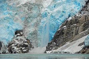 vêlage sur le glacier nord-ouest photo