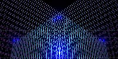 néon lumière laser fond 80s néon grille 3d illustration photo